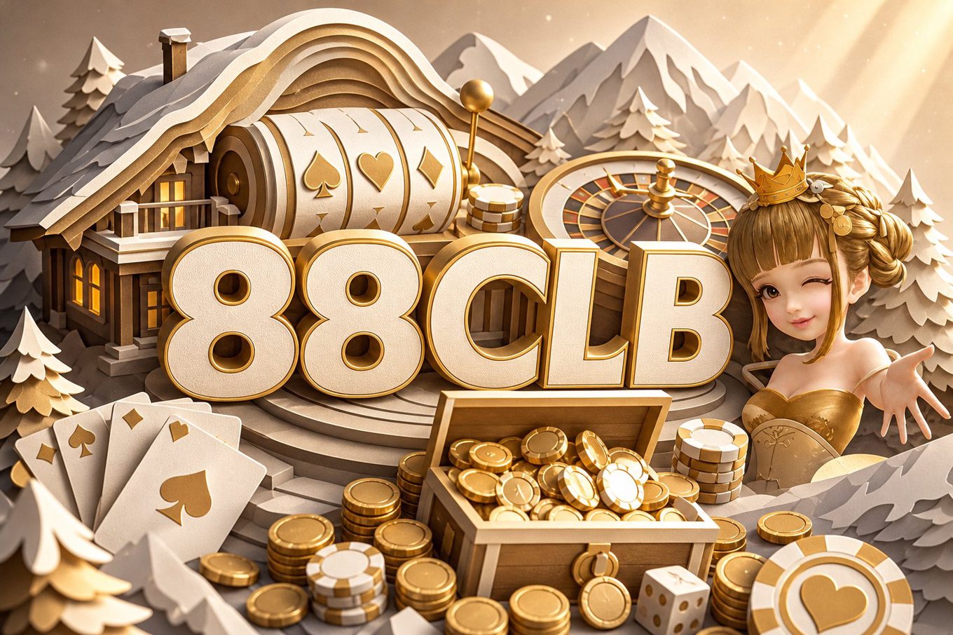 Ảnh bìa trò chơi Super Ace trên nền tảng 88CLB với các ô trò chơi và nút đăng ký
